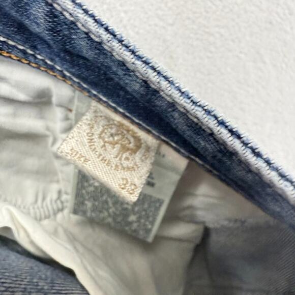 Diesel Jeans Mens 33x30 FIt 34x30 Regular Straight Whisker Larkee Button Fly y2k - Picture 11 of 12